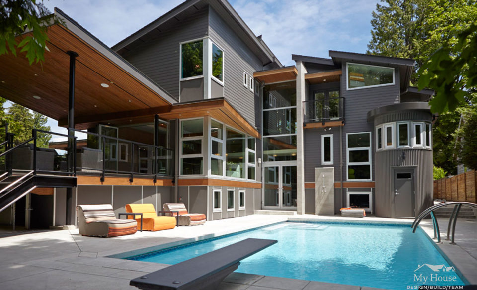 custom homes with pools Coquitlam, new house building Coquitlam