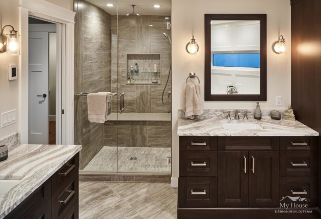 Vancouver Bathroom Renovation - Bath Contemporary