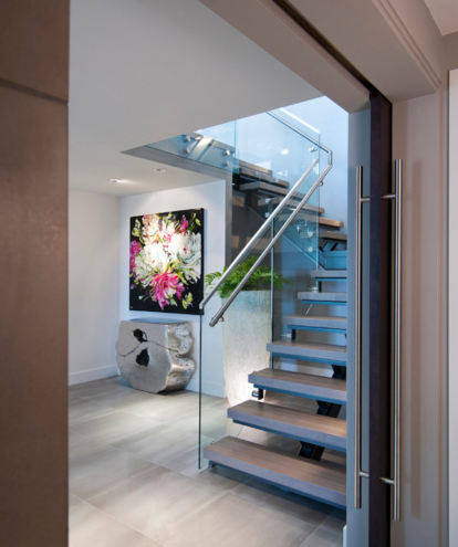 award winning stairwell renovations, award winning stairwell upgrades, renovation west vancouver