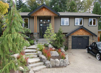 exterior renovations Port Coquitlam, landscaping project Port Coquitlam