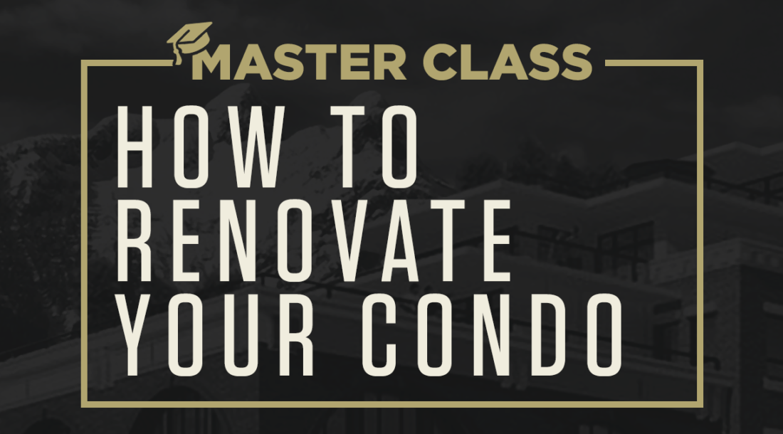 how to renovate your condo, condo renovation seminars north vancouver