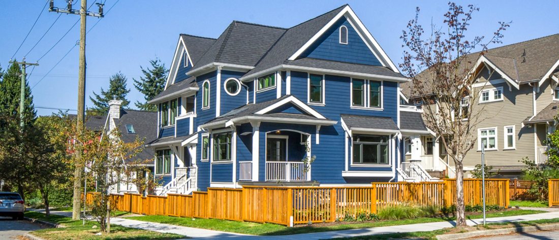 custom home builders vancouver showing heritage craftsman style home
