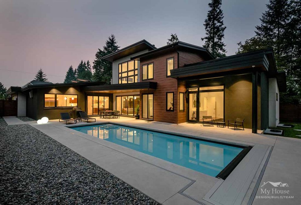 Modern Custom Home Builder Vancouver Fort Langley Modern Blend