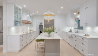 white kitchen renovation, surrey kitchen renovations