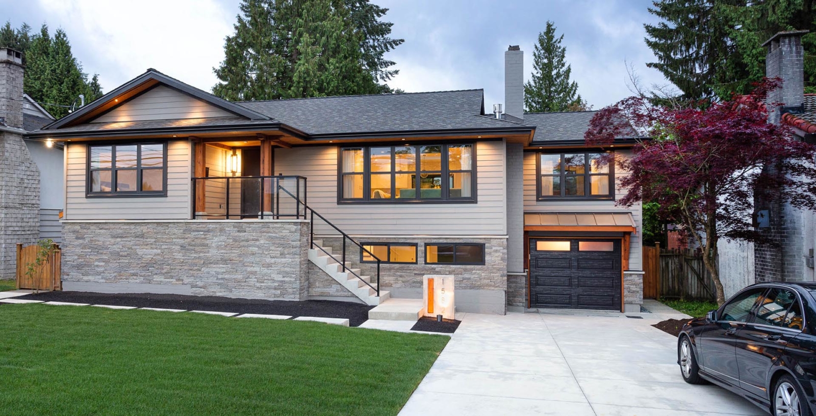 Coquitlam Full Home Renovation: Dramatic Lines- My House Design Build